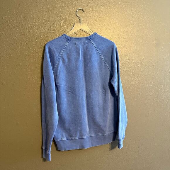 Outerknown Blue Crew Neck Logo Sweatshirt Size L - Picture 5 of 7